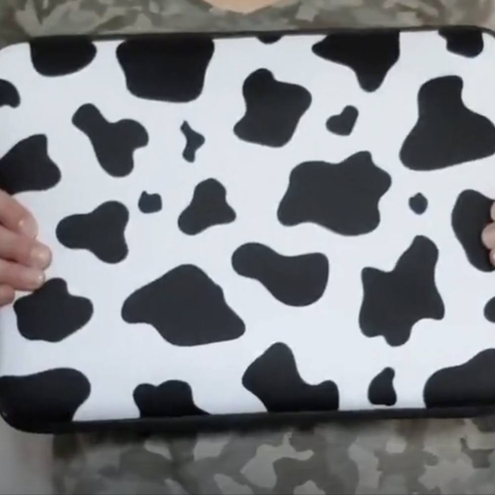 Cow Print Laptop Sleeve